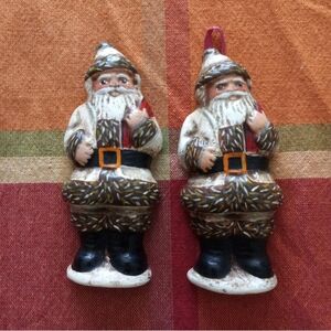Traditional Rustic Father Christmas Santa Claus Ornament & Figurine